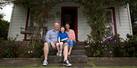 George and Melinda Rossolatos say first-home buyers should look at suburbs such as Onehunga. Photo / Sarah Ivey