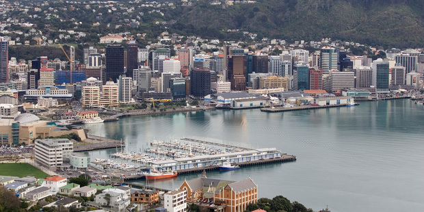 Wellington CBD. Forbes has rated New Zealand the top country for doing business. Photo / Mark Mitchell