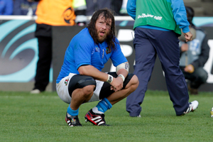 Italian player Martin Castrogiovanni. Photo / Dean Purcell
