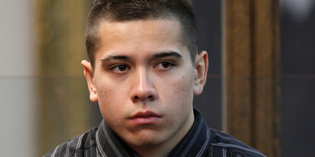 Shayd Robinson is on trial in the High Court at Wellington accused of murdering Aaron Hadfield. Photo / Mark Mitchell