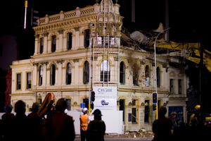 The brothel is planned for the former site of the Palace Hotel, which started to collapse in 2010 before the council ordered a demolition. Photo / Dean Purcell