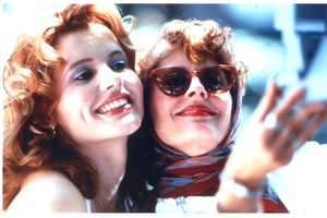 Geena Davis and Susan Sarandon (l-r) as Thelma and Louise.Photo / File