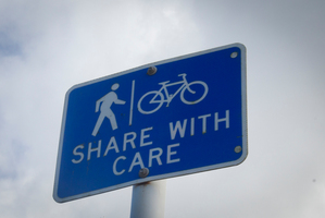 Auckland Transport will build a $1.5 million shared cycleway and walkway from Beach Rd to the waterfront by 2015. Photo / Dean Purcell