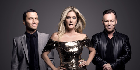 New Zealand's Got Talent judges Jason Kerrison, Rachel Hunter and Ali Campbell. Photo / Supplied