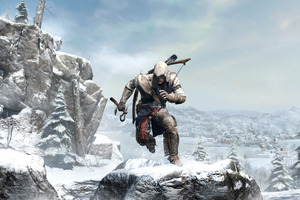 New hero Connor makes his way through the icy wilds of the frontier. Photo / Supplied