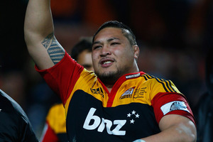The New Zealand Rugby Union will hold a misconduct hearing for Magpie and Super Rugby-winning Chiefs prop Ben Tameifuna over his latest driving misdemeanours. Photo / Getty Images.
