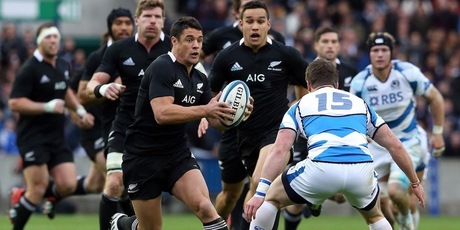 Dan Carter produced another man of the match performance. Photo / Getty Images