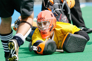 Devon Manchester has been named in the Black Sticks squad for the first time. Photo / Greg Bowker