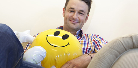 University of Canterbury postgraduate psychology researcher Carsten Grimm has been researching the happiness levels of various activities. Photo / Supplied