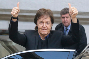 Yoko Ono has thanked Sir Paul McCartney for clearing her of breaking up The Beatles. Photo/AP