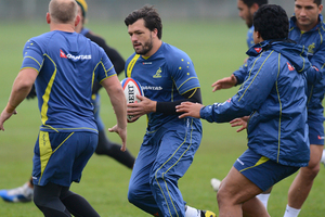 Adam Ashley-Cooper of Australia in action during an Australia training session. Photo / Getty Images.