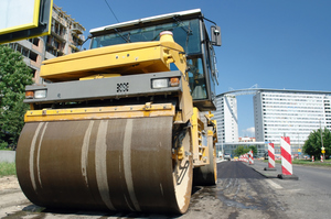 The man died at the scene after crashing into a road roller. Photo / Thinkstock