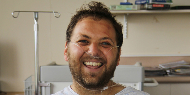 Reece Fisher admits he is lucky to be alive. Photo / APN