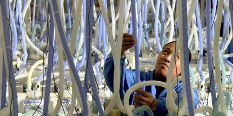 F&P Healthcare said it expects operating revenue in the 2012-13 year to be in a range of $545m to $555m. Photo / Supplied