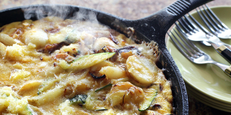 Potato frittatas are great way of using leftover cooked veges. Photo / Doug Sherring