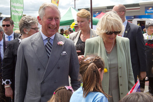 The Prince of Wales and Duchess of Cornwall. Photo / Mark Mitchell