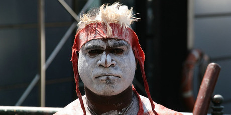 Aboriginal performer in Circular Quay, Sydney. Photo / Supplied