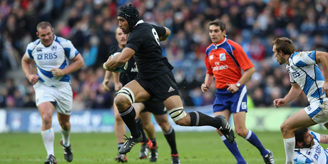 All Black coach Steve Hansen was very impressed with Victor Vito's performance against Scotland. Photo / Getty Images