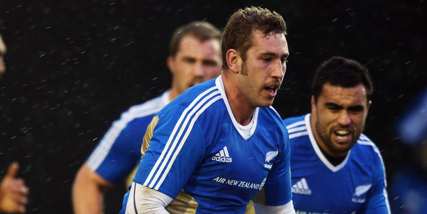 All Black lock Luke Romano is still developing in the role. Photo / Getty Images
