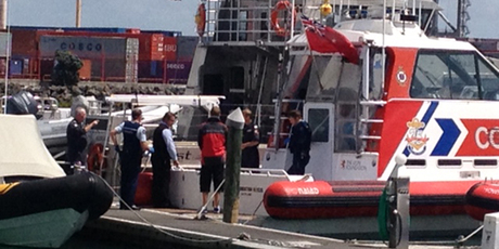 Two people are reported dead after a boat capsized near Waiheke Island. Photo / Richard Robinson