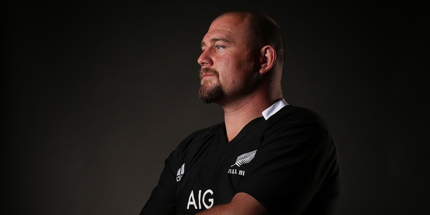 Tony Woodcock helped pop the legend of Martin Castrogiovanni. Photo / Getty Images