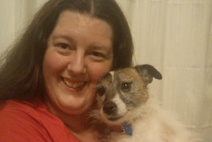 Jasmine Beaumont-Morgan with Poppy who was kidnapped and then offered for a $30 ransom. Photo / Supplied