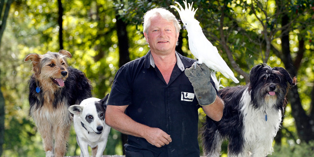 Mark Vette says training animals is not easy. Photo / Michael Craig