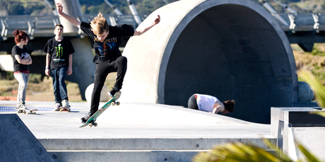 The Barry Curtis Skatepark in Flat Bush. Photo / Supplied