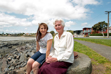 Bronwyn Jackson, left, and Toni Geux oppose development plans.  Photo / Michael Craig 