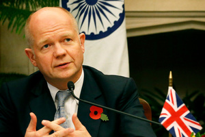 British Foreign Secretary William Hague. Photo / AP