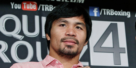 Manny Pacquiao of the Philippines. Photo / AP