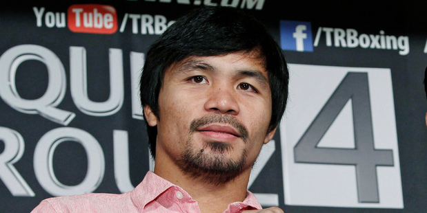 Manny Pacquiao of the Philippines. Photo / AP