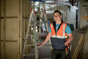 James Poore is described as a true all-rounder who impressed the judges with his comprehensive knowledge of the carpentry trade. Photo / Ted Baghurst