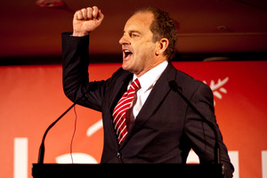 David Shearer was on form at Labour's conference. Photo / Dean Purcell