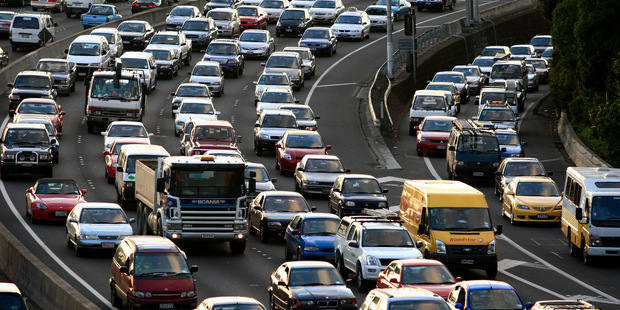SKM report warns that central Auckland traffic will slow to walking pace in 10 years if central city rail tunnel is not built. Photo / Martin Sykes