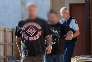Charges against members of the Red Devils motorcycle gang were dropped after allegations that police had misled the courts. Photo / NZPA-NZ Police