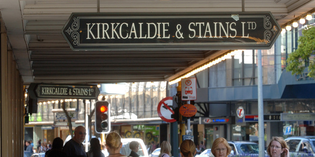 Kirkcaldie and Stains department store, Wellington. Photo / NZPA