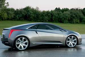 Cadillac's dramatic luxury coupe with extended-range electric vehicle technology. Photo / Wieck