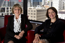 Angela Neighbours (left) and Raechel Ford are expanding in Australia, but staying NZ-based. Photo / Brett Phibbs