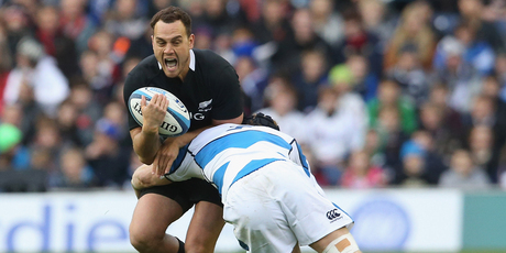 Israel Dagg injured his back against Scotand. Photo / Getty Images