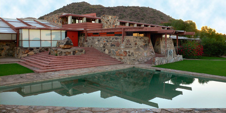 Frank Lloyd Wright's Taliesin West on Frank Lloyd Wright Boulevard. Photo / Supplied