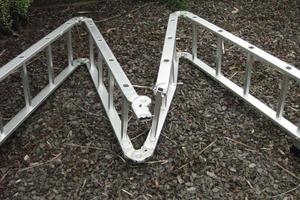 Testing by the Ministry of Consumer Affairs found this unbranded ladder for sale online didn't meet its safety standards. Photo / supplied