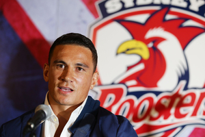 Sonny Bill Williams and the Roosters will clash with the Warriors at Eden Park. Photo /Getty Images