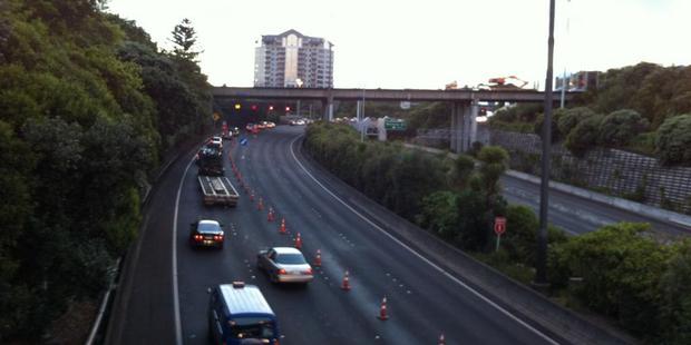 Traffic congestion on Auckland's Southern Motorway. Photo / Paul Harper