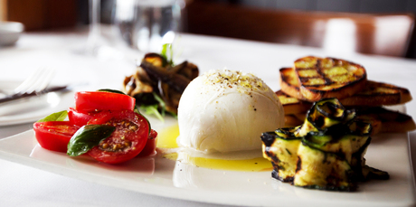 Andiamo's mozzarella salad entree. Photo / Natalie Slade
