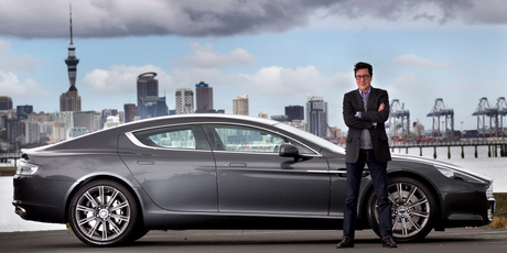 'Is it coincidence, do you think, that Aston Martins seem to come in 50 shades of grey?' Photo / Steven McNicholl