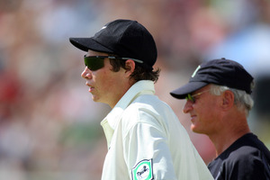 Dayle Hadlee (left) took Tim Southee to India in 2007. Photo / Photosport
