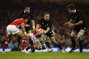 Aaron Cruden slotted into Daniel Carter's role and steered the ship with consummate ease. Photo / Getty Images