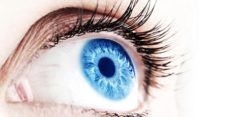 The cornea, the transparent dome at the front of the eye, can be damaged by trauma such as chemical splashes or boiling water, or by disease. Photo / Getty Images