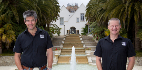 The Dotcom mansion was one of Stephen Goodhue and Bruce Cox's higher-profile jobs. Photo / Greg Bowker